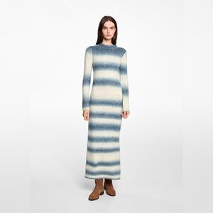 NWT Mango Striped Sweater Dress – Size M